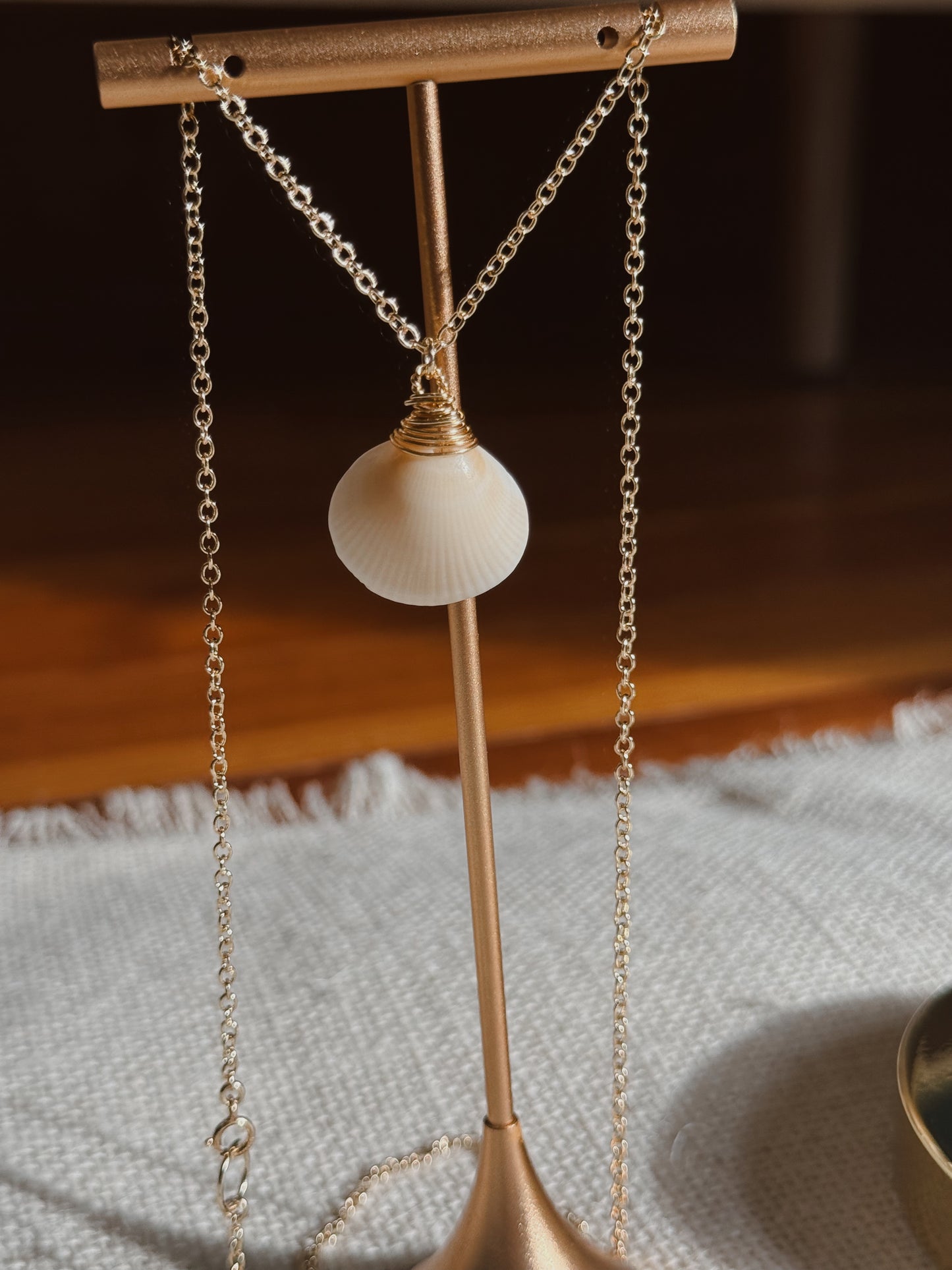 Real Shell Charm Necklace