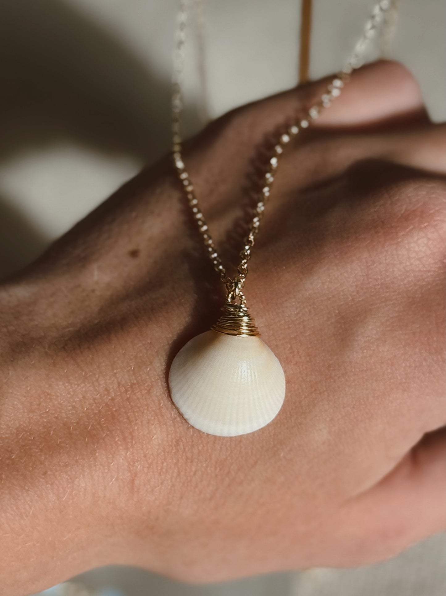 Real Shell Charm Necklace