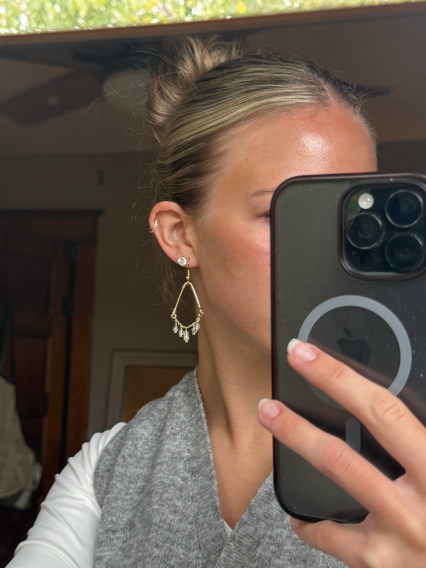 The Satin Drop Earrings