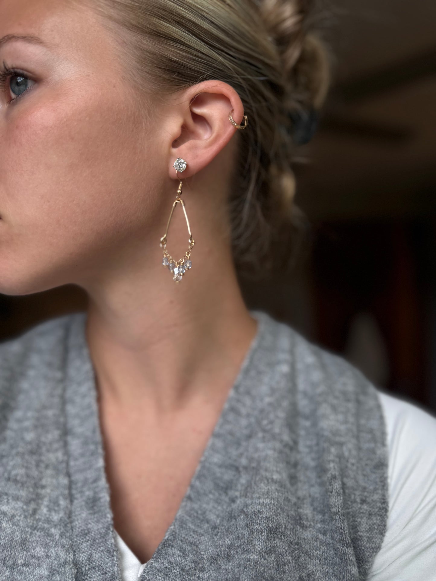 The Satin Drop Earrings