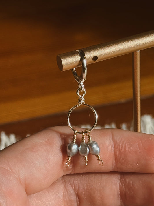 The Moon Drop Earrings