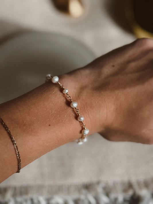 The Pearl Chain Bracelet
